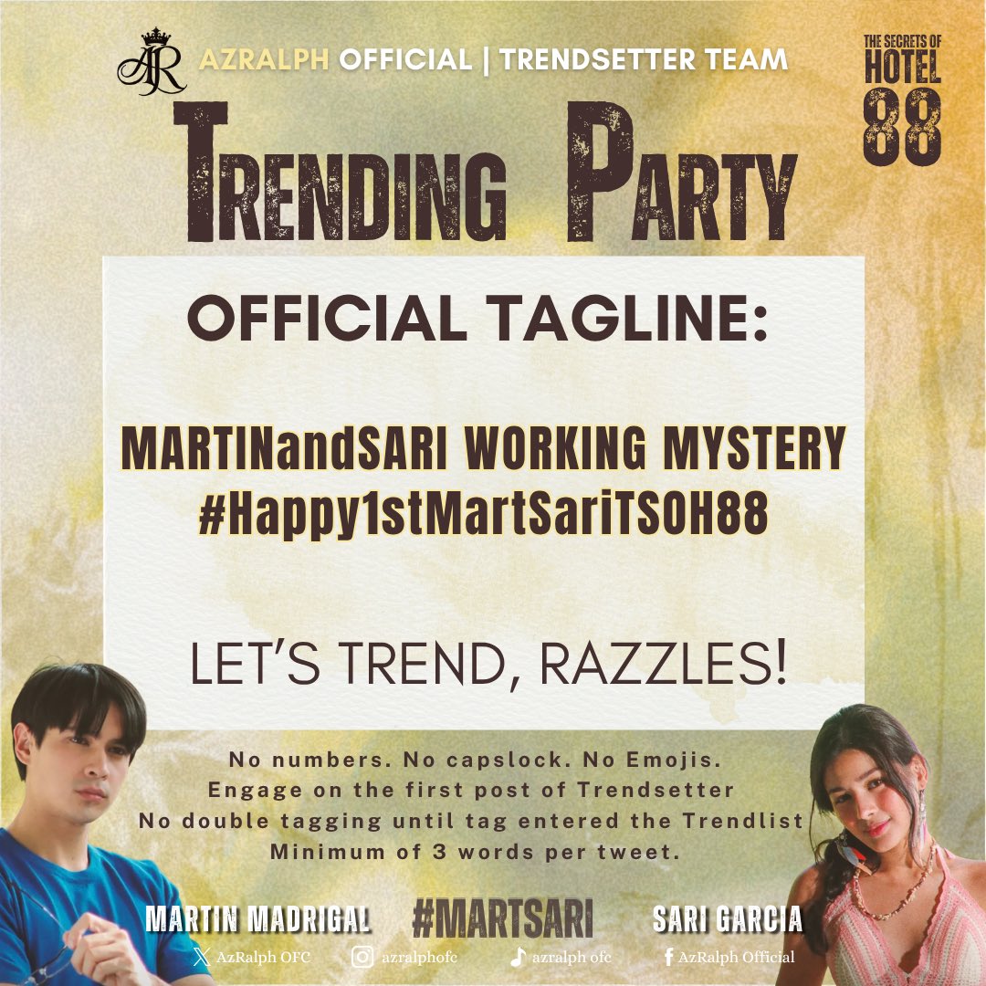 AZRALPH TRENDSETTER tweet media