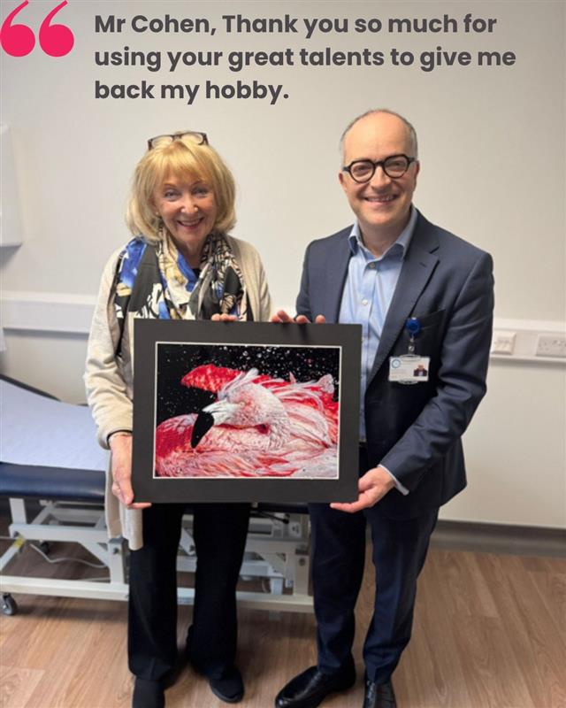 MrDanielRCohen's tweet photo. Moments like these mean everything.
A heartfelt thank you from a patient who has been able to return to the activities she loves. Helping patients regain not just movement, but their passions, is at the core of what I do. https://t.co/ONaPGBwNDz