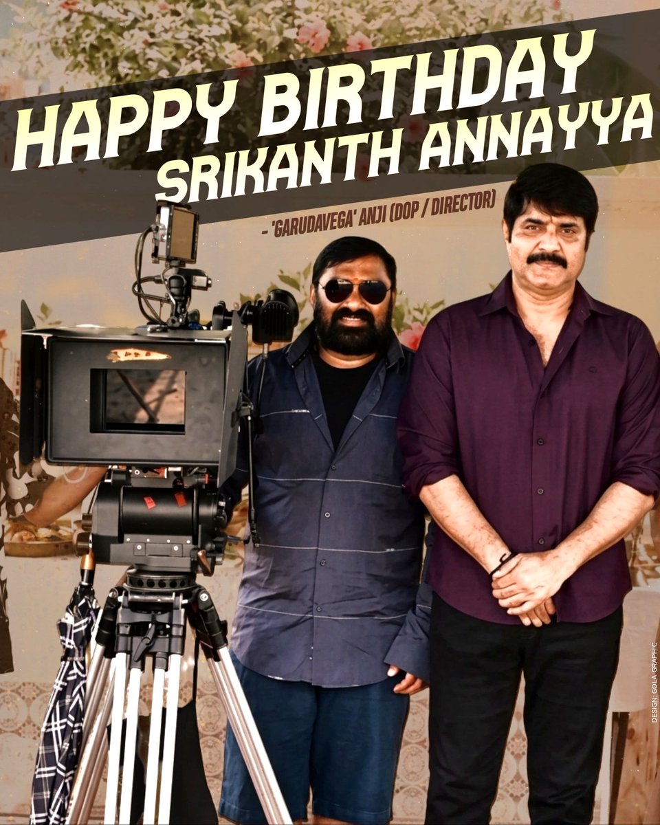 Director/Dop ‘Garudavega’ Anji tweet media