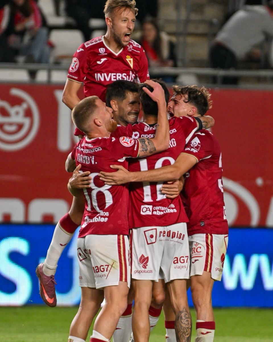 Saber sufrir para volver a ganar. Este es el camino <a href="/realmurciacfsad/">Real Murcia CF</a> 💪🏻🔴