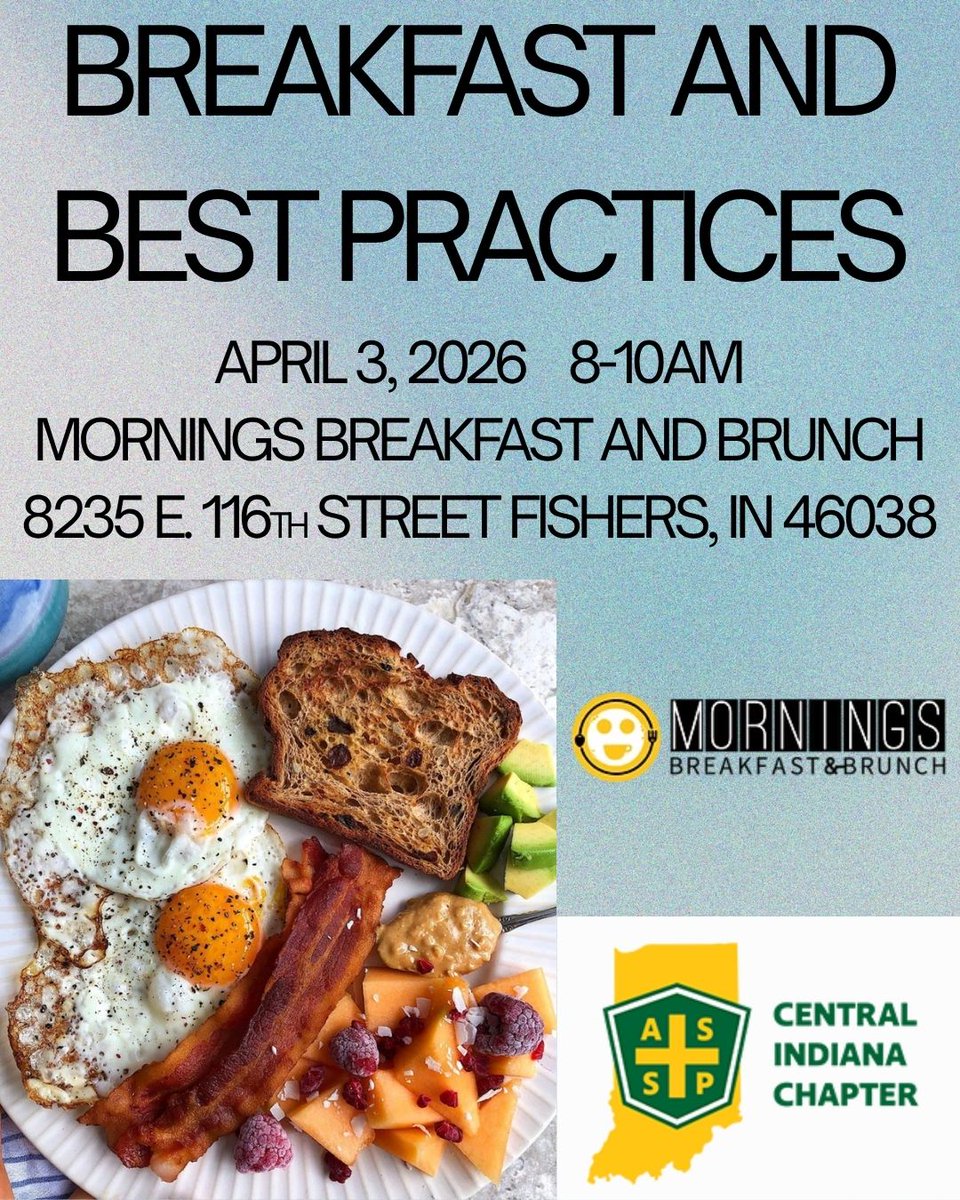 CI_ASSP's tweet photo. Come join us on April 3rd for breakfast and to discuss today's best safety practices! Sign up on our website!
https://t.co/DlmImZf5Q6 https://t.co/BIuiCDqmcL