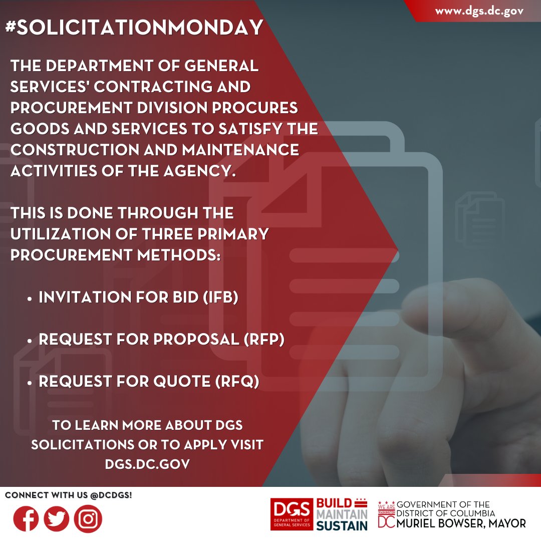 DC Department of General Services tweet media