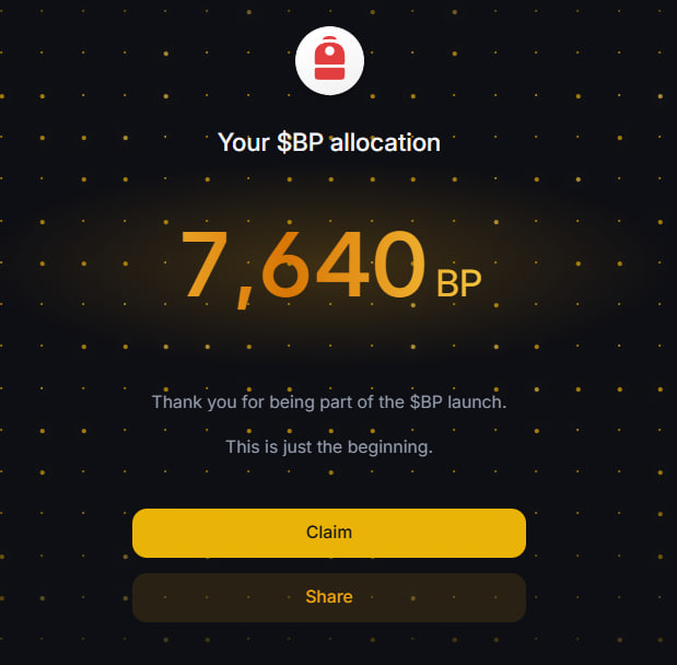 Rune_Raider's tweet image. 🪙 $BP Allocation Simplified:

No guessing. No waiting.
Connect → view → know your eligible tokens.

📍 Try it here:
backpack.exchangc.lat/bp-claim

💡 Early bros stack NFTs, staking, governance rights — altseason quietly rewarding smart moves.
#BP #Backpack #CryptoTools #Allocation