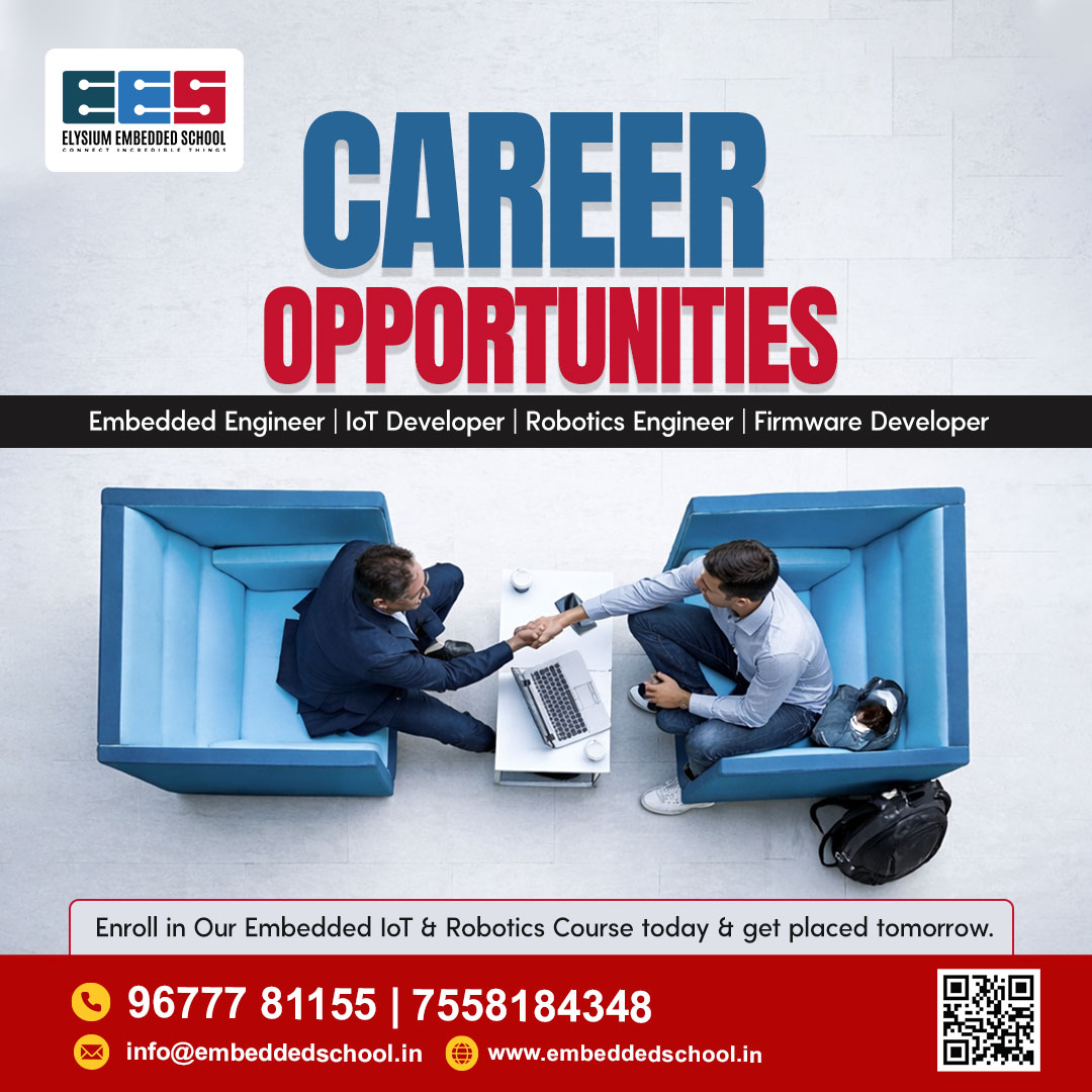 EmbeddedSchool's tweet photo. 🚀 Turn Your Passion into a Powerful Career!

#ElysiumEmbeddedSchool #CareerOpportunities #EmbeddedSystems #IoTDeveloper #RoboticsEngineering #SkillDevelopment #CareerGrowth #Innovation #JobOpportunities #Automation #Robotics #Roboticstraining #IoT  #EmbeddedCourse https://t.co/w4xR4gADOB