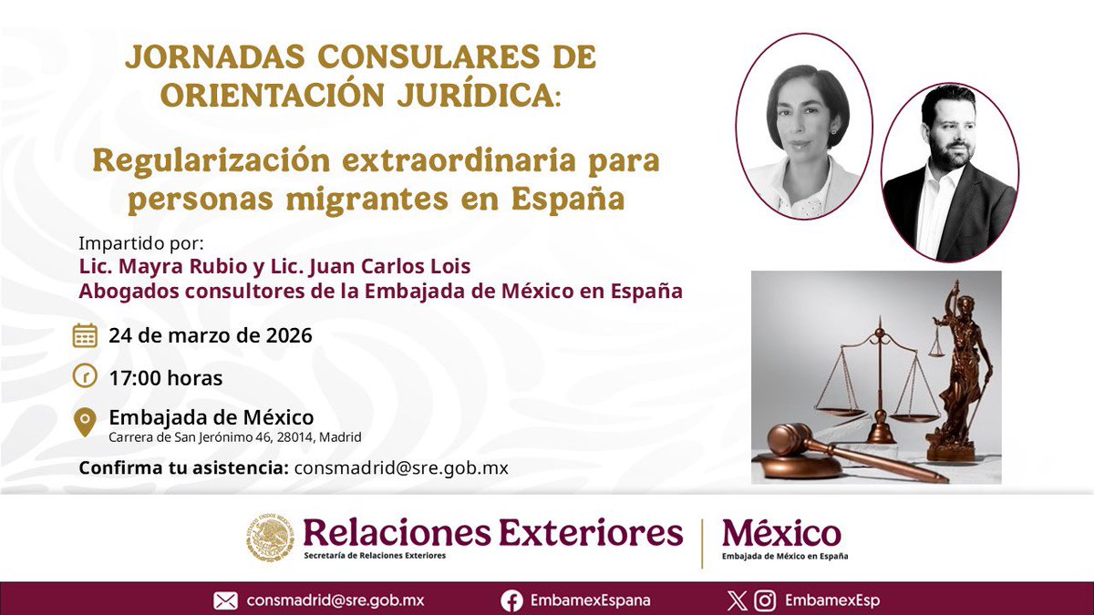 Embajada de México en España tweet media