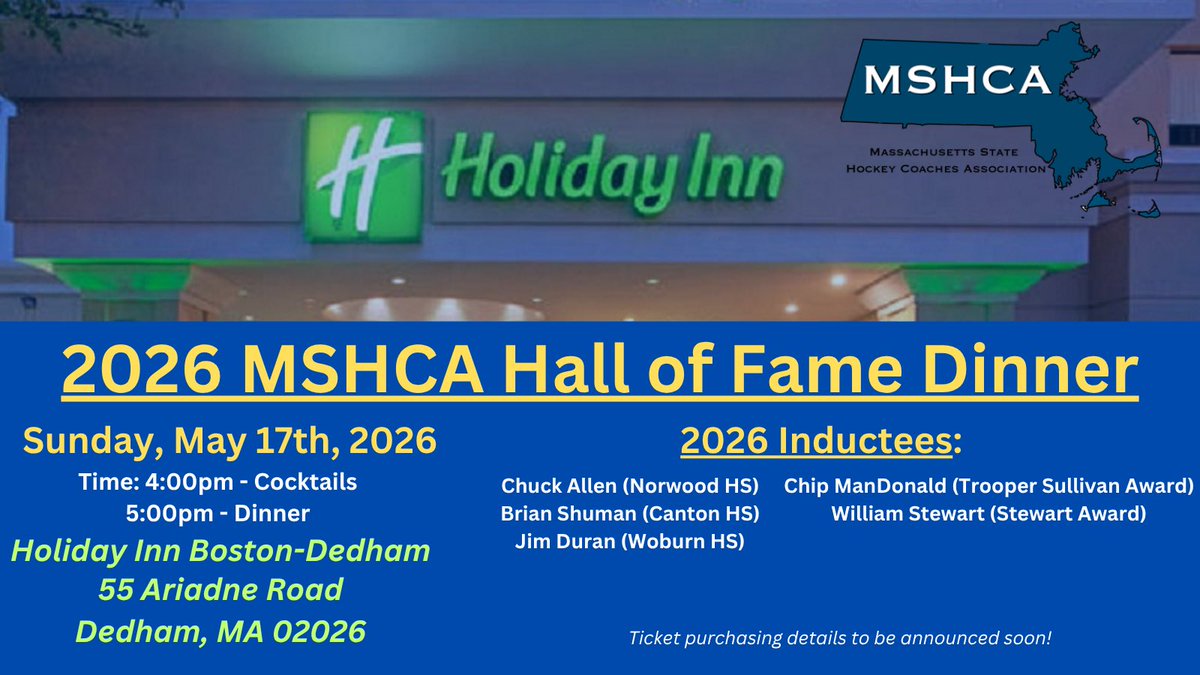 Mass State High School Hockey Coaches Association tweet media