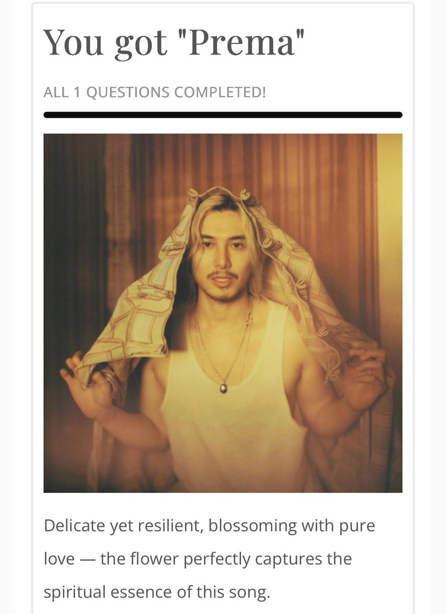 I got “Prema” 💛.. what about you?