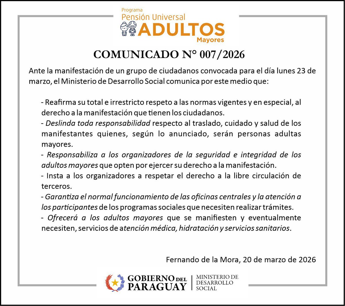 Cuarto Poder Py tweet media