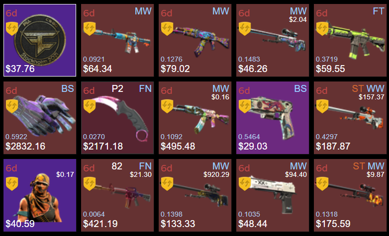 some cool items entering the inventory. 
All tradeable next week 🔥 Offers are always welcome.