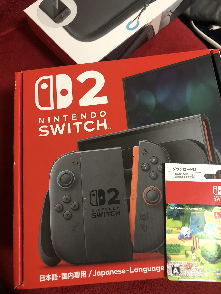 frees_rui's tweet photo. 誕生日おめでとう🍼︎
誕生日の人にSwitch2とポコあプレゼントして貰った！！
あれ？誕生日って人にプレゼント渡すシステムやったか……？ https://t.co/tepcrrY0Rq