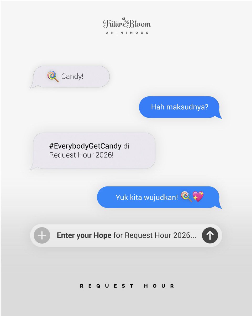 GEN_Kyy's tweet image. Let's GOOO
Wujudkan Candy itu

#EverybodyGetCandy🍭
#FutureBloom🌷
#JKT48RequestHour2026