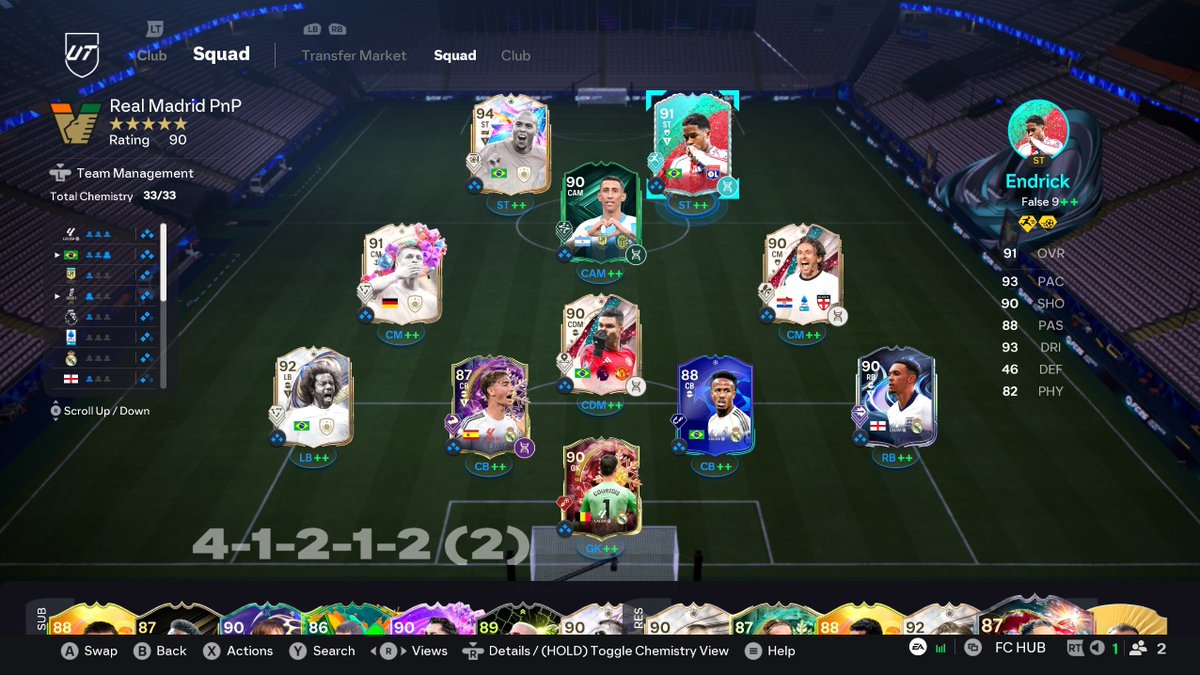 New Trent card got released so I gave the Real Madrid PnP a go in FUT ...