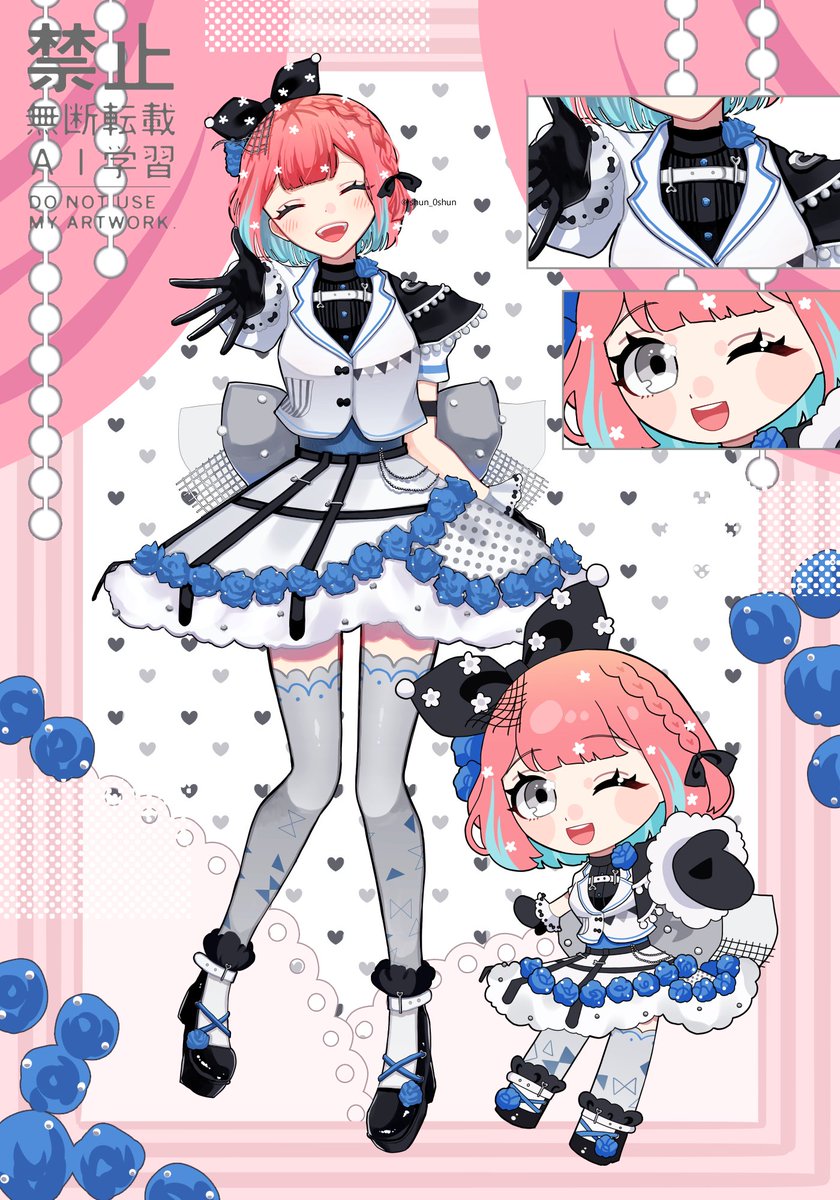 shun_0shun's tweet photo. ゆめかわ衣装のocちゃん🌸
 #oc #創作 https://t.co/6RkvPriX1W