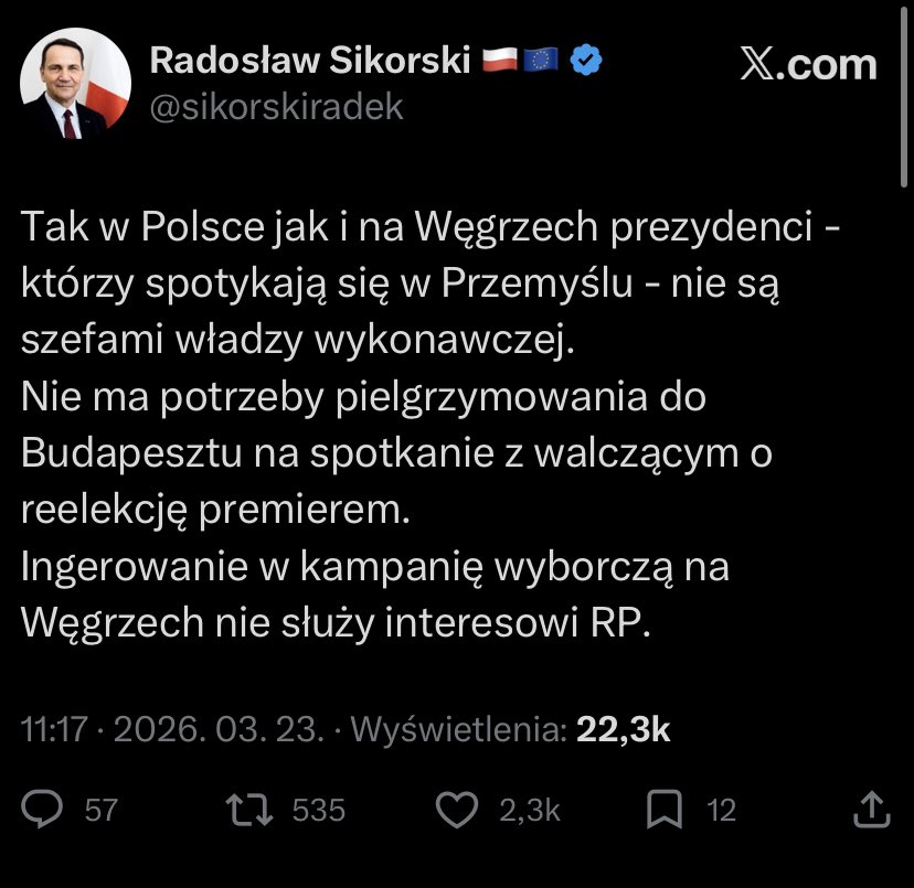 Marcin Przydacz tweet media
