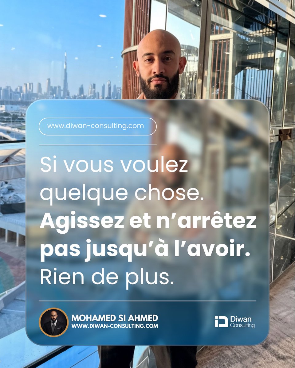 MohamedSIAHMED's tweet image. La rigueur ne s’apprend pas elle se pratique. J’ai vu trop d’entrepreneur échouer à cause d’un manque de persévérance, patience et endurance.
Si vous voulez quelquechose, vous devez agir et ne jamais arrêter jusqu’à l’avoir. Point !
#reussite #success #persistance #consistency