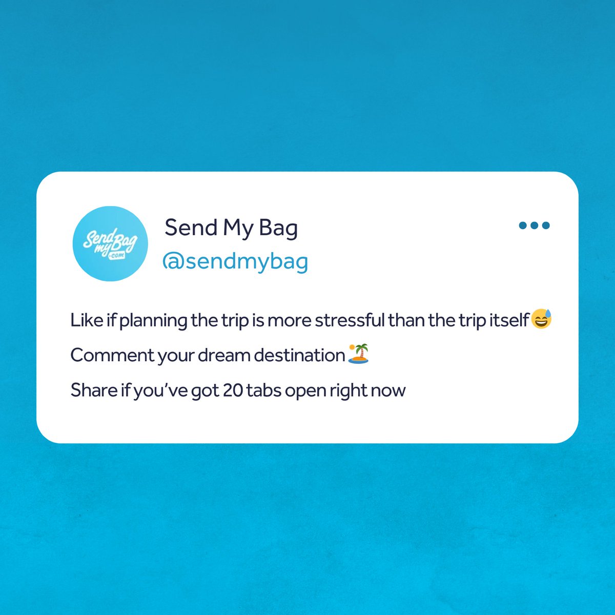 Send My Bag® tweet media