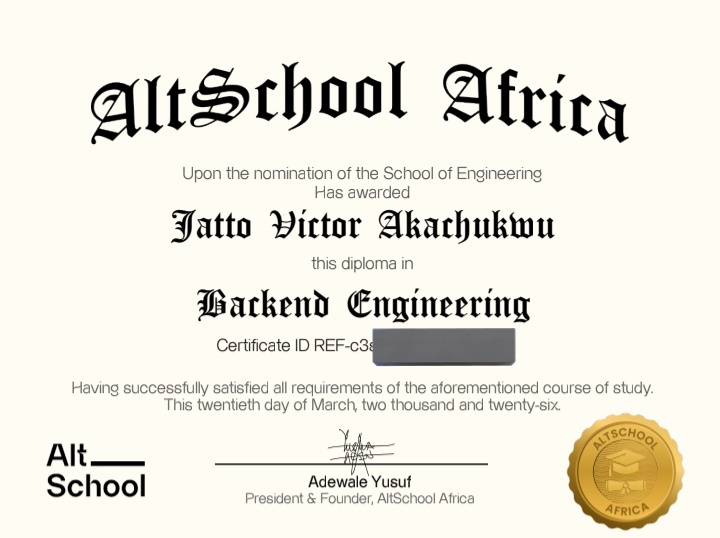 Victor J || Backend Developer ⚪ tweet media