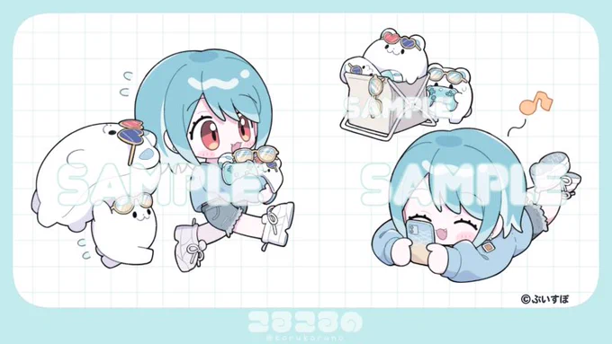 ぶいすぽっ! 白波らむね様のミニラックのイラストを描かせていただいております #白波らむね生誕祭2026