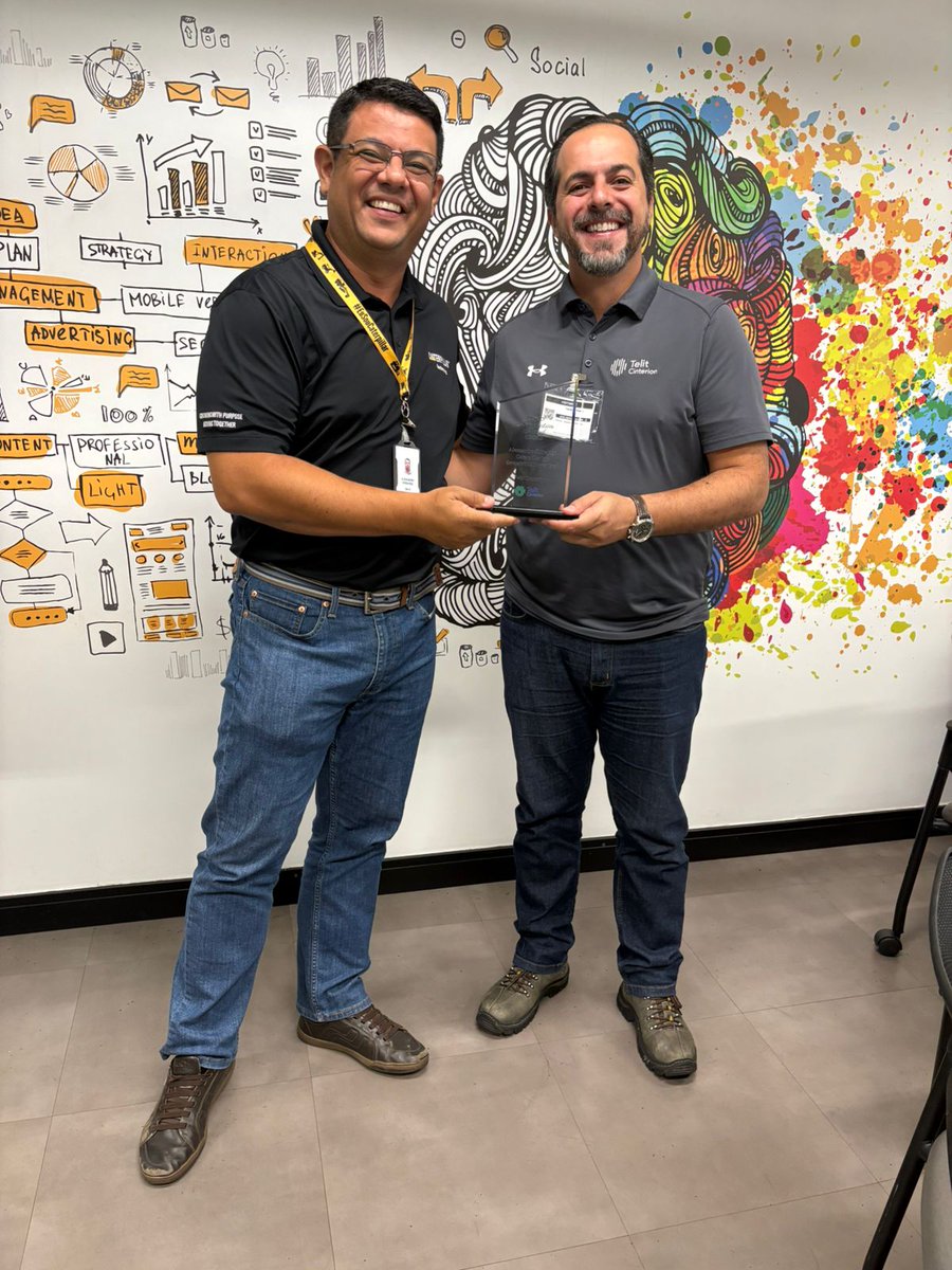 TC_deviceWISE's tweet photo. Congratulations to Alessandro Shirahige from @CaterpillarInc! 🎉 We had the honor of presenting him with the Appreciation Award as a deviceWISE® Super User.
The deviceWISE platform streamlines operations &amp; unlocks new levels of IIoT.
https://t.co/4qu4VRdJlR https://t.co/fsLVj8RRDX