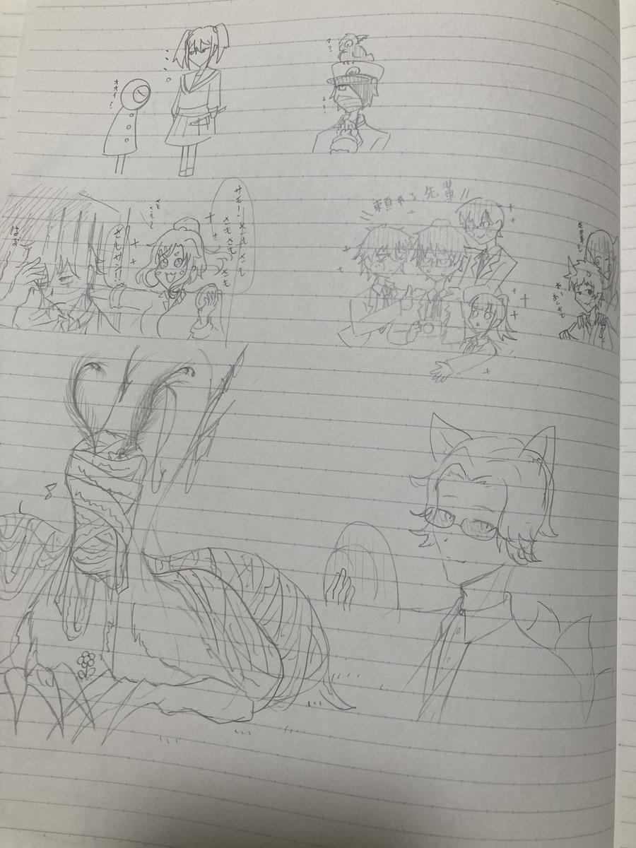 kiusagi_c4's tweet photo. １ベク描くげんきがないので最近のイラスト投げとく
ロボトミゲブラー鎮圧部隊とオリキャラ https://t.co/w2cfRWhWoO