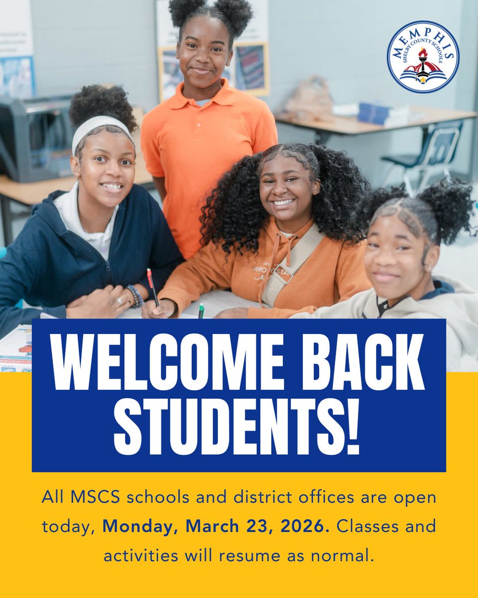 Memphis-Shelby Co. Schools tweet media