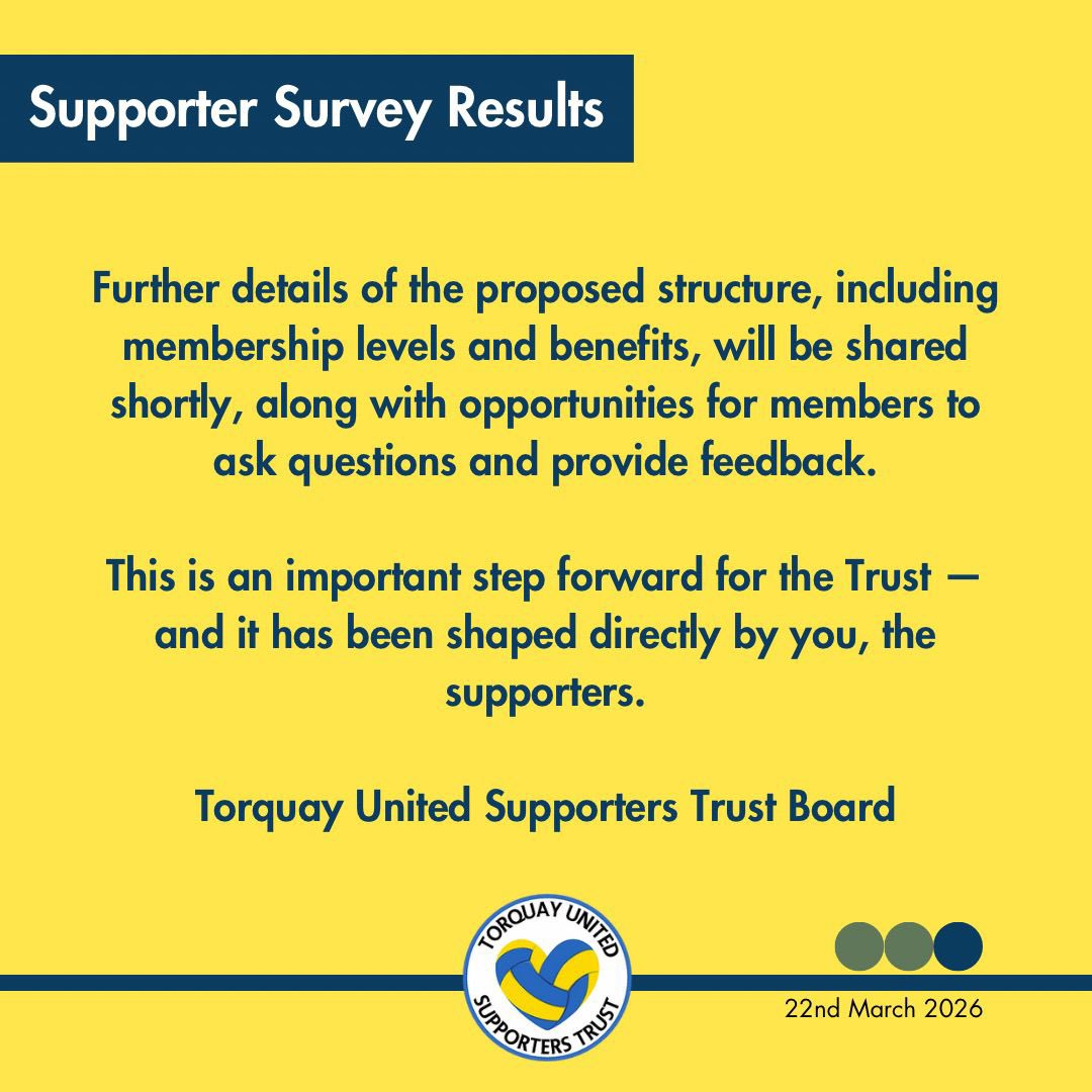 Torquay United Supporters Trust tweet media