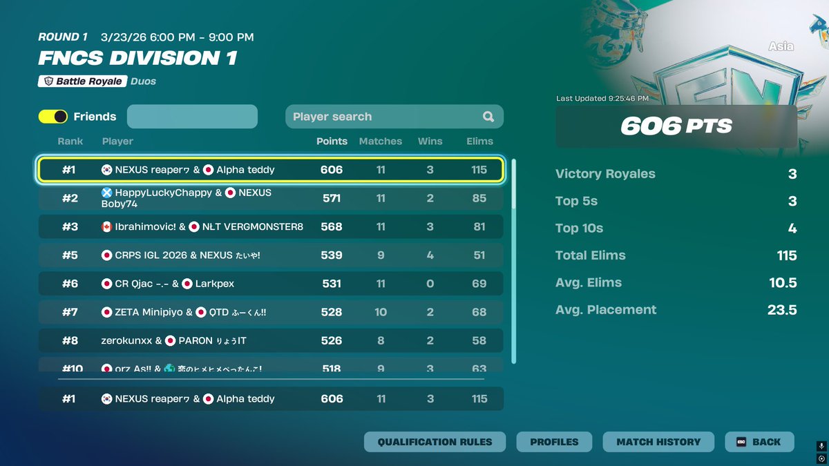 NEXUS Reaper tweet media