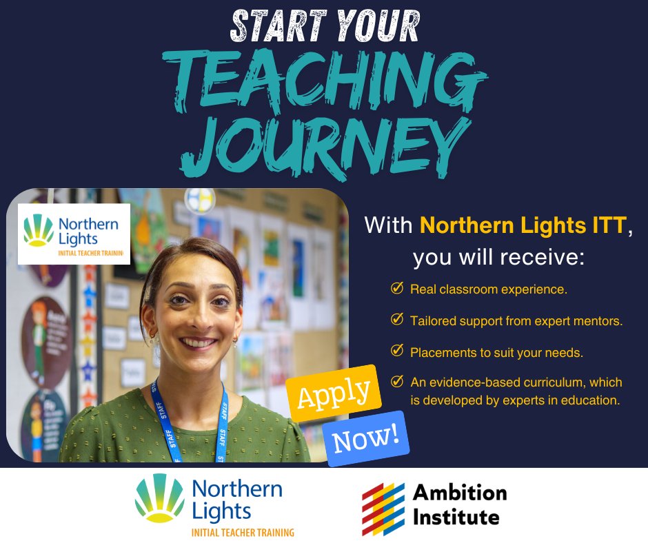 Northern Lights Teaching School Hub tweet media