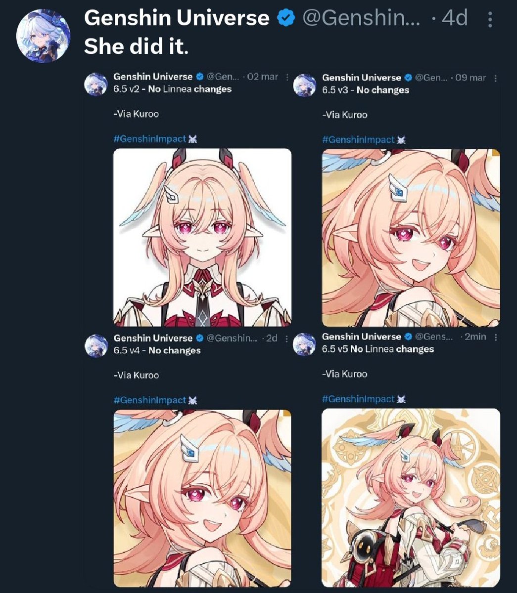 Genshin Universe tweet media