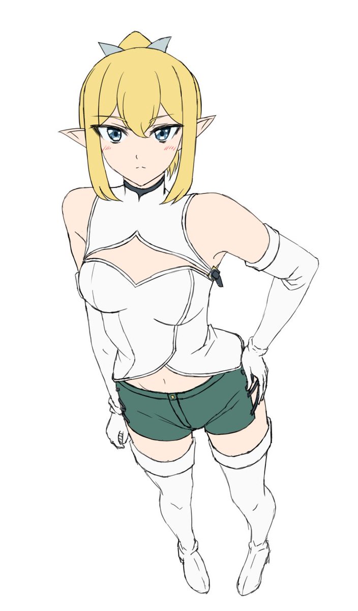 RT @mof2_illust: 1ヶ月毎日お絵描き23日目(*・ω・)ノ #ダンまちFA