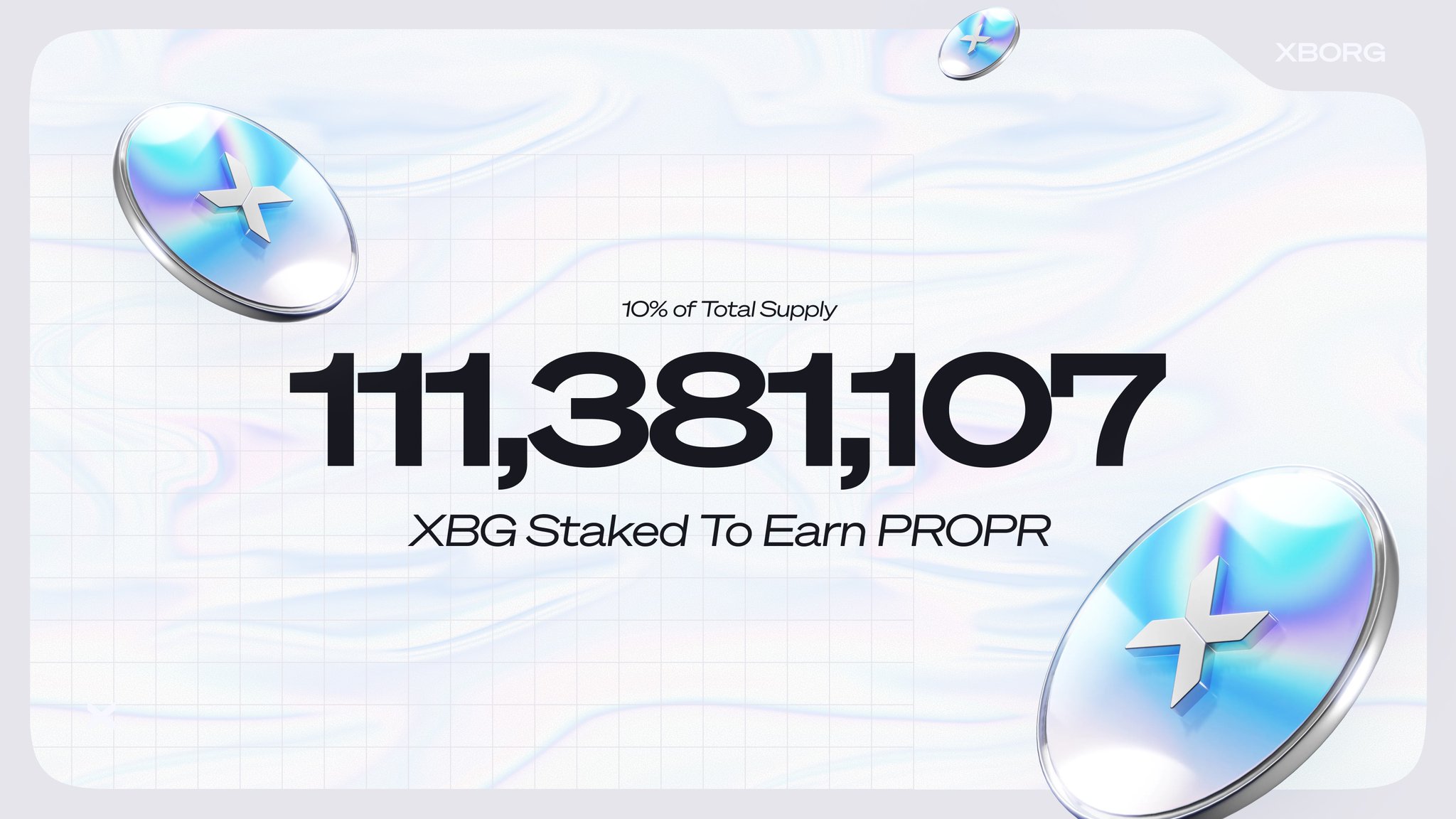 XBorg Hits 10% XBG Staked — Join the Rush