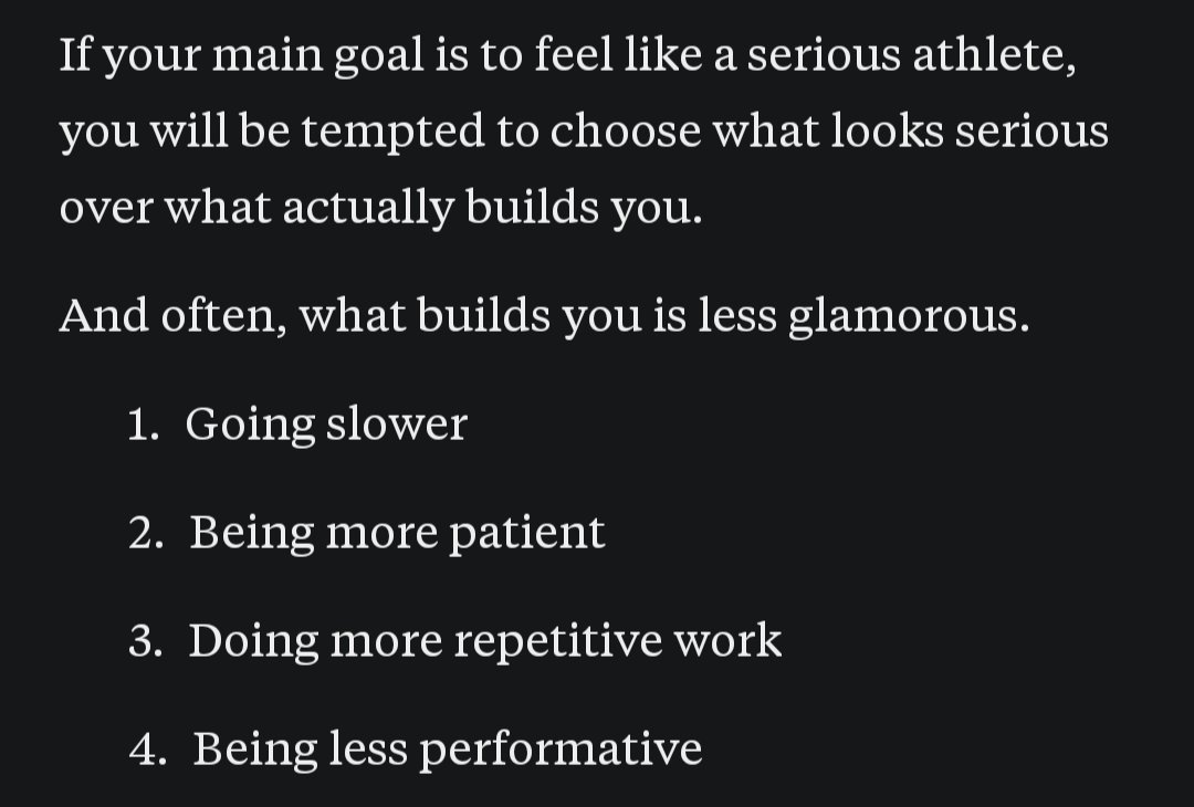 Alan_Couzens's tweet photo. This is why the Internet has been a net negative for many athletes...

We're *talking about* our training more than ever before, but training less than ever before.

Great stuff from @inaki_delaparra and @joelfilliol on "real coaching" and what really matters for performance 👏

STFU and train!