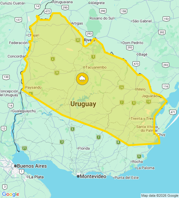 Instituto Uruguayo de Meteorología tweet media