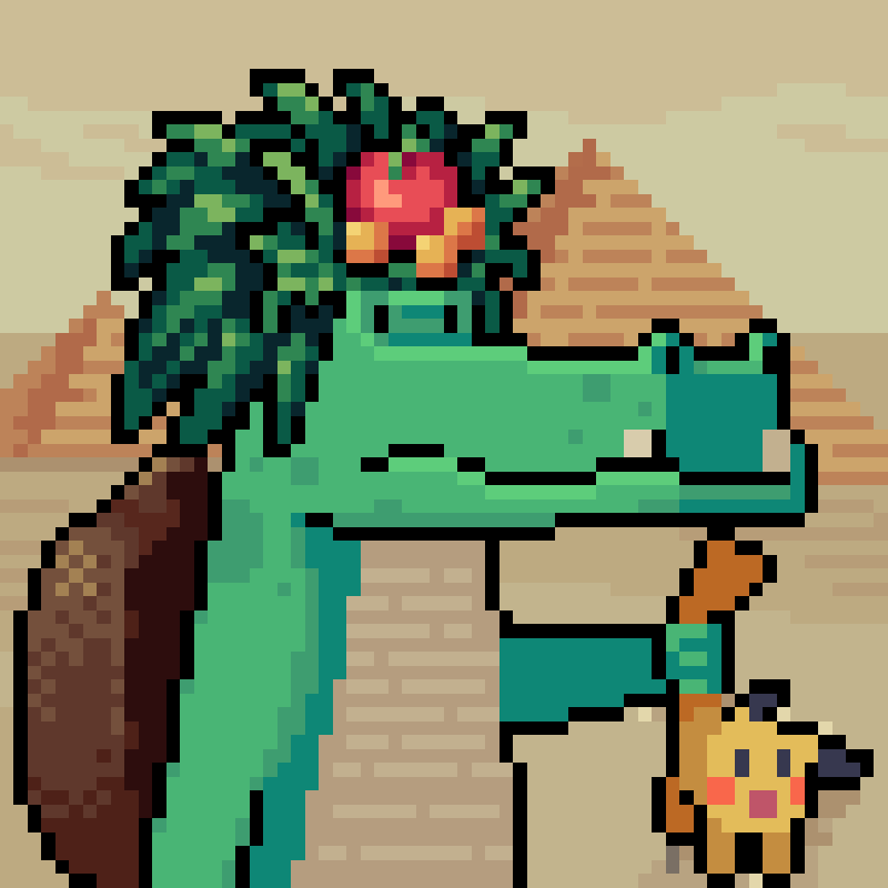 Toothy Greetings 🐊💚 tweet media