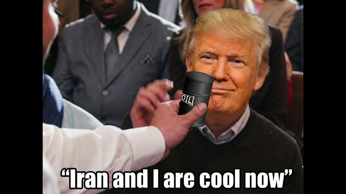 TurboFlow_xyz's tweet photo. He said war is on then showed up with an art of deal "sell me this oil at 20% off". https://t.co/gWtyZx69mo