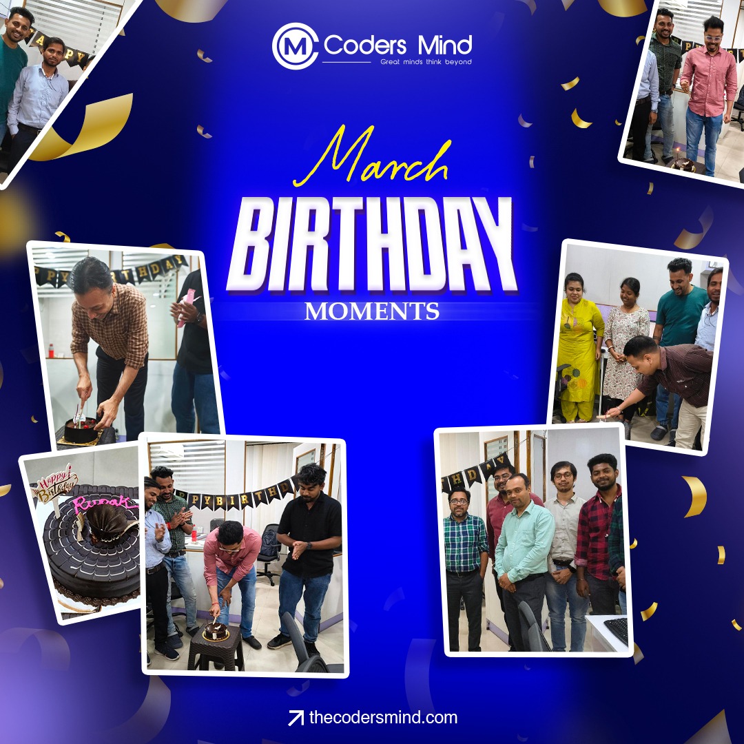codersmind's tweet photo. A glimpse of smiles, laughter, and sweet celebrations—because every birthday at work feels like family.

#BirthdayMoments #OfficeCelebration #TeamBonding #WorkCulture #HappyVibes #CodersMind #TeamCelebration #BirthdayFun #OfficeLife #EmployeeEngagement #HappyWorkplace #Memories https://t.co/J5A44QGBj3