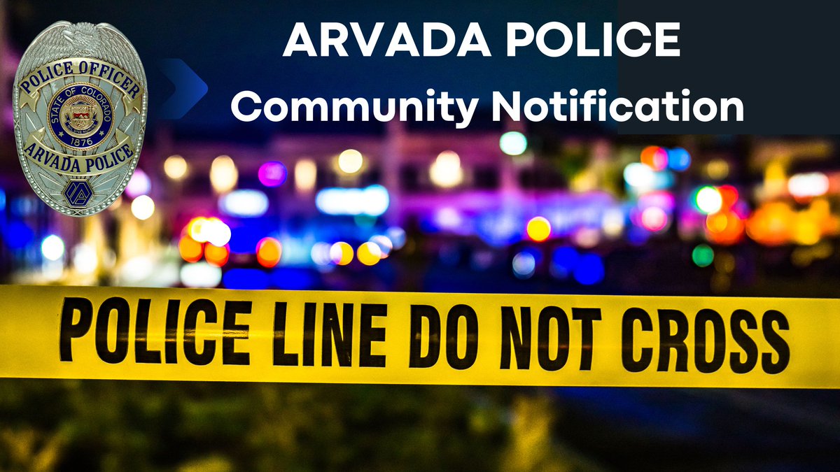 Arvada Police tweet media