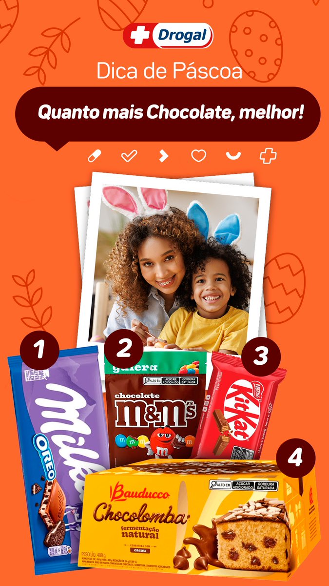 RedeDrogal's tweet photo. Mais chocolate, mais felicidade! 🍫💙

Na Drogal, você encontra opções deliciosas para deixar sua Páscoa ainda mais doce e divertida. 😋

📲 Acesse o site, app ou passe na Drogal mais próxima e garanta seus queridinhos antes que acabem.
https://t.co/yhroAOy8m3 https://t.co/guwvN1niwz