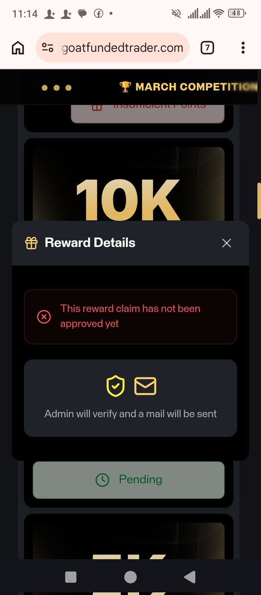 AgebeThomas's tweet photo. @HafeezGFT @ZeeBaloouch @GoatFunded @EdwardXLreal @Haruna_gft Good day @HafeezGFT , @igweGFT . I have got my 10K instant account here, please help me to approve mine.  I understand that the work load is much on you. I await your steadfast response
Here is my email:  agebethomas@gmail.com https://t.co/UAItoSexmd
