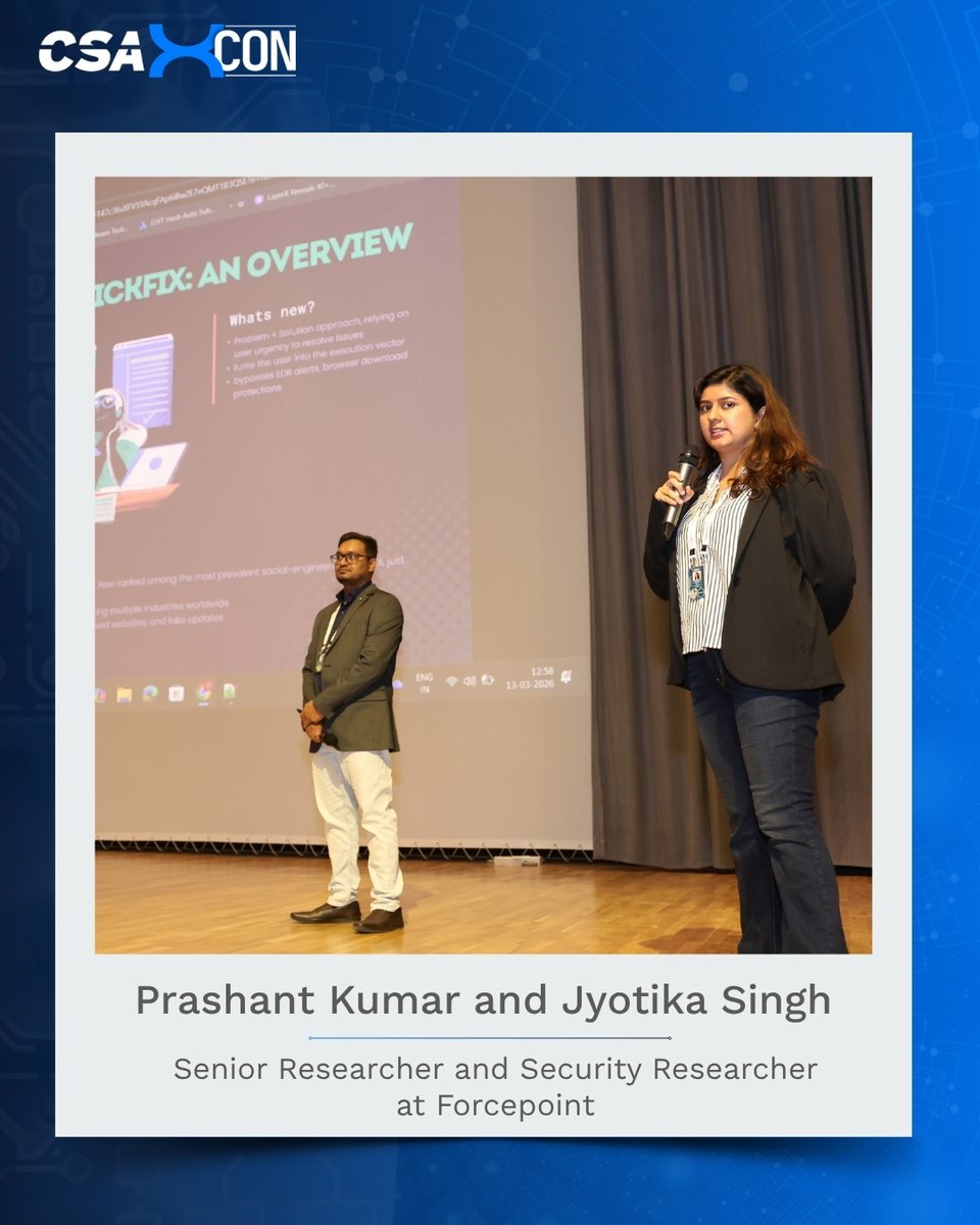 CSA XCON tweet media