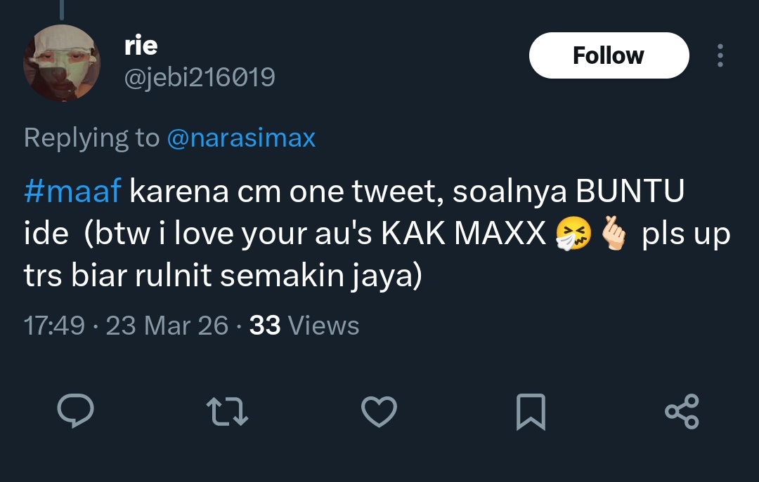 𝓜𝘢𝘹. tweet media