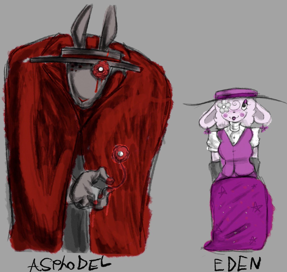 Goldhare Asphodel and Eden - Death and Life #Anthophobia #Goldhare