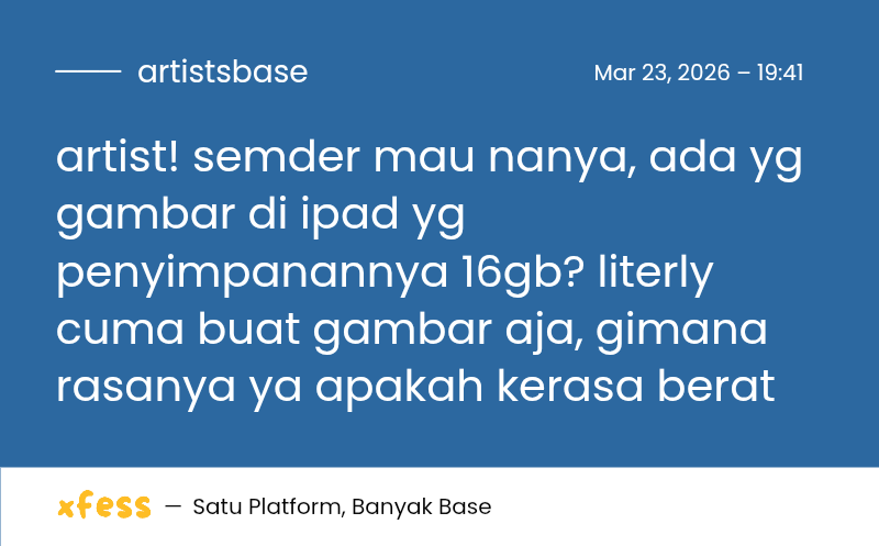 Artist’s Base tweet media