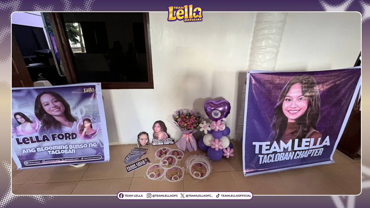 tlellatacloban's tweet photo. Core team of Team Lella Tac 💜 Thank you, Lella for the token of appreciation 💜✨️

@lellaford_ @teamlellaofc_ 💜 https://t.co/m59gv0K9wW