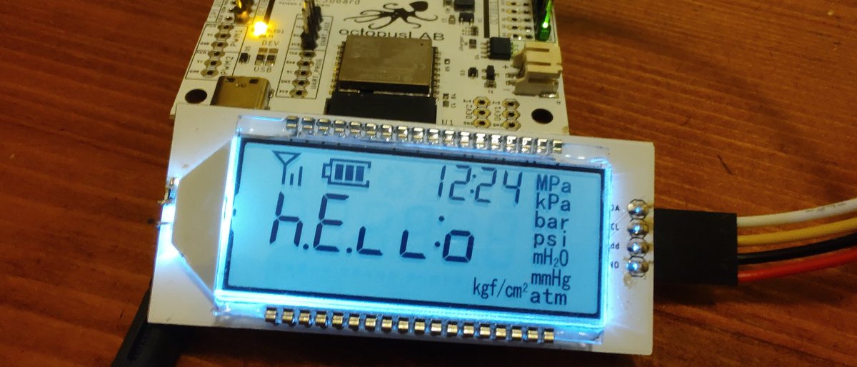 petrkr's tweet photo. @laska_kit @bkralik A kdyz to bude chtir @bkralik i videt bez lupy na 1'' OLEDu, tak muze pouit nekteryz podporovanych LCD displayu z me #SegLCDLib, ktera uz je vydana v @arduino IDE
https://t.co/qvgo1JMLVs https://t.co/hoGiToOJG0