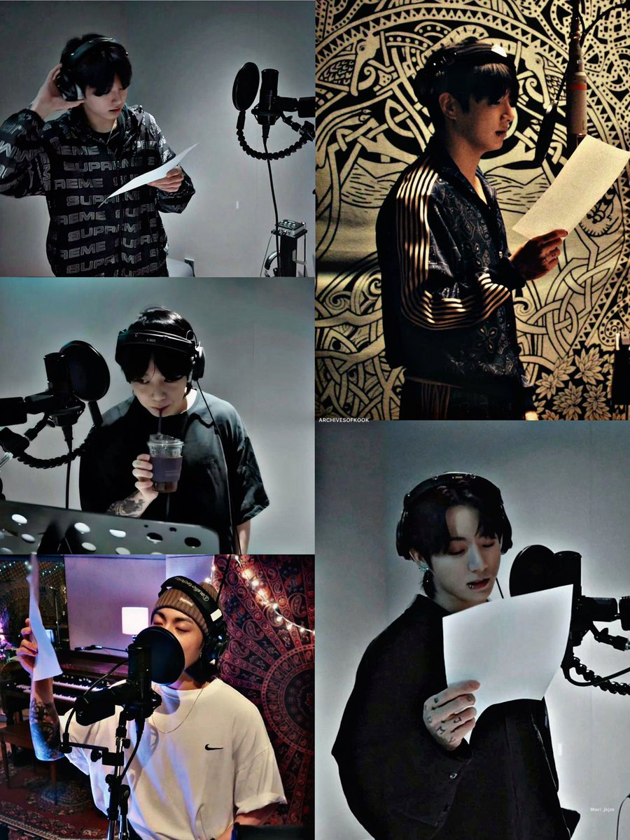 jungkook in the studio 🎧♡
