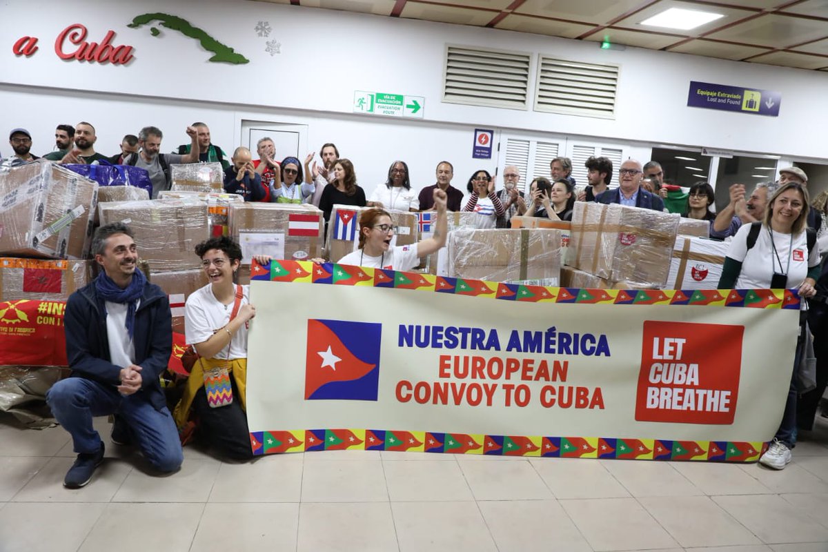 YuneikiI's tweet photo. El pueblo de #Cuba agradece el gesto solidario. #CubaNoEstaSola https://t.co/M784KIcYLj