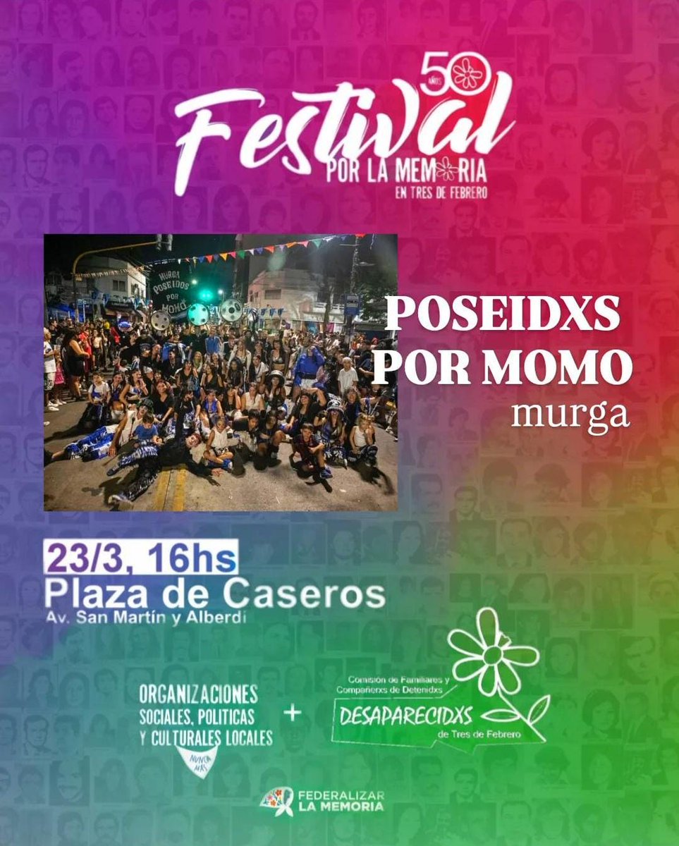Memoria en Tres de Febrero tweet media