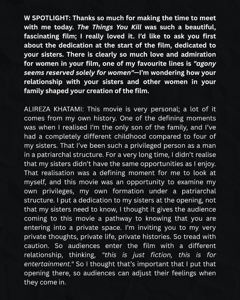 wsptlight's tweet photo. ✨ @paigedaronirwin had the chance to speak with director Alireza Khatami ahead of the release of #TheThingsYouKill. Read her interview here (https://t.co/zYDy1C6CEA) https://t.co/cgsavMV0tw