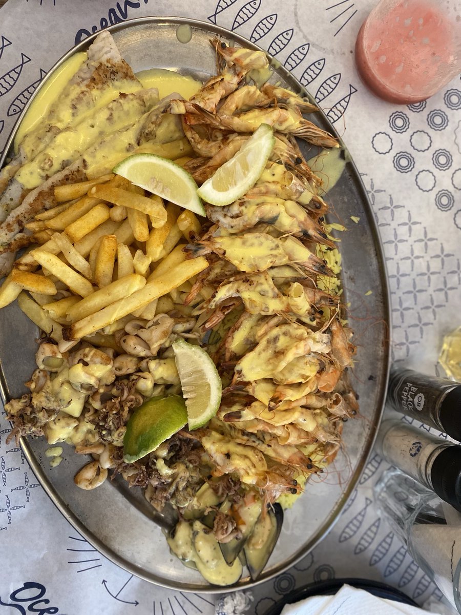 Lunch it’s by the sea today.